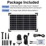 ECO-WORTHY Solar Pump Fountain Kit for Ponds