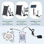 ECO-WORTHY Solar Pump Fountain Kit for Ponds