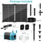Solar Fountain Pump Kit for Ponds and Gardens