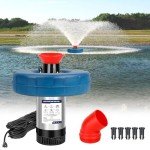 750W Floating Pond Fountain Aerator Pump 15000 GPH