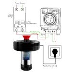 750W Floating Pond Fountain Aerator with Timer