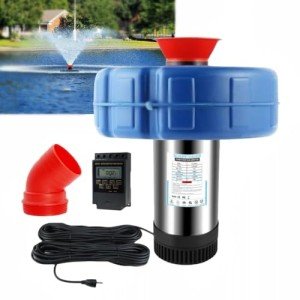 1HP Floating Pond Fountain Aerator with Timer