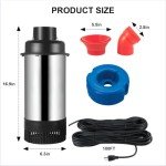 1HP Floating Pond Fountain Aerator with Timer