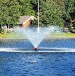 1HP Floating Pond Fountain Aerator with Timer