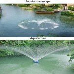 1HP Floating Pond Fountain Aerator with 100ft Cord