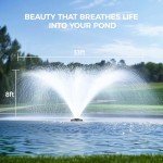 Henkur 1HP Floating Fountain Pump for Ponds