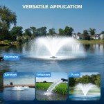 Henkur 1HP Floating Fountain Pump for Ponds