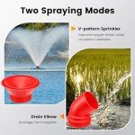 1HP Floating Pond Fountain Aerator with 2 Nozzles