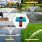 1HP Floating Pond Fountain Aerator with 2 Nozzles