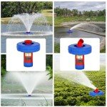 15000 GPH Automatic Floating Pond Fountain Aerator