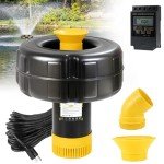 1HP Floating Pond Fountain Aerator with Timer