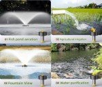 1HP Floating Pond Fountain Aerator with Timer