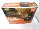 Lighted Outdoor Waterfall Spillway for Garden