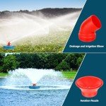 750W Floating Pond Fountain Aerator Pump 15000 GPH