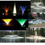 Kasco 1HP Aerating Pond Fountain with LED Lighting