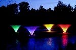 Kasco 1HP Aerating Pond Fountain with LED Lighting