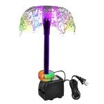 15W Submersible Fountain Pump with LED Light
