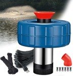 Powerful Pond Fountain Aerator with 100' Cord