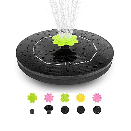 Solar Bird Bath Fountain Pump, 3W, Outdoor Pond