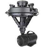 Pond Boss Floating Fountain with Lights, 1/4 hp