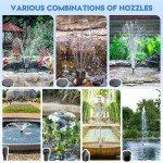25W Solar Fountain Pump with Adjustable Flow