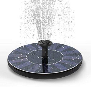 Mini Solar Powered Fountain Pump for Bird Bath