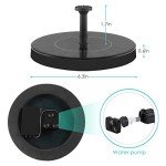 Mini Solar Powered Fountain Pump for Bird Bath