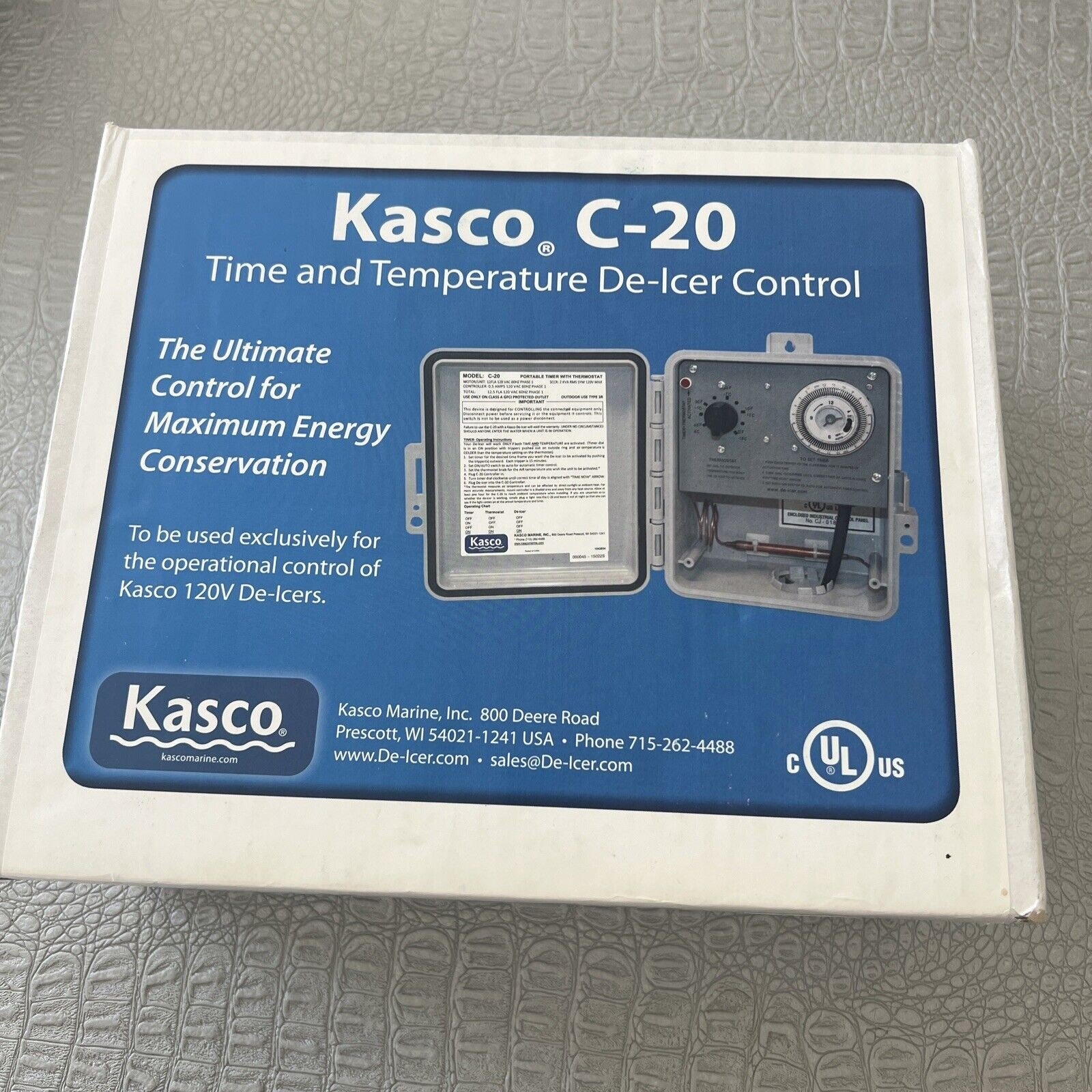 Kasco C-20 De-Icer Temperature Controller and Timer
