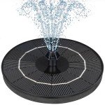 Mademax Solar Fountain with 4 Nozzles for Outdoors