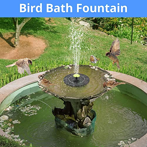 Solar Bird Bath Fountain Pump, 3W, Outdoor Pond