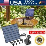 Solar Floating Fountain Pump for Garden Ponds