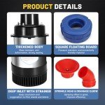 Ytrica 1HP Floating Pond Aerator Fountain Pump