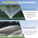 Ytrica 1HP Floating Pond Aerator Fountain Pump