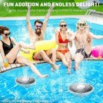 Solar Pool Fountain with Colorful Light Show