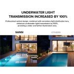 RGB LED Submersible Fountain Lights with Remote