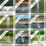 1/4 HP Floating Fountain with LED Lights