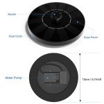 Solar Floating Fountain for Bird Bath & Pond