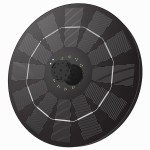 Solar Bird Bath Fountain Pump with 4 Nozzles