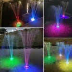 Rechargeable Floating Pool Fountain with Lights