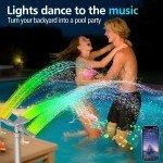Light-Up Pool Fountain for Above/Inground Pools