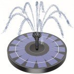 Solar Bird Bath Fountain Pump with 4 Nozzles