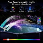Light-Up Pool Fountain for Above/Inground Pools