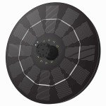 Solar Bird Bath Fountain Pump with 4 Nozzles