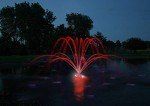Kasco 1HP Aerating Pond Fountain with LED Lights