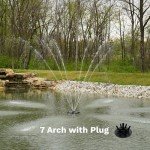 1.75 HP Floating Pond Fountain with LED Lights