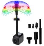 Lewisia Water Pump Kit with LED Light & Spray