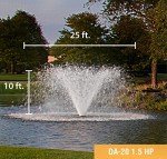 Scott Aerator DA-20 Pond Fountain - 1.5 HP
