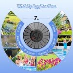 Yzert Solar Fountain with Battery Indicator & 2000mAh