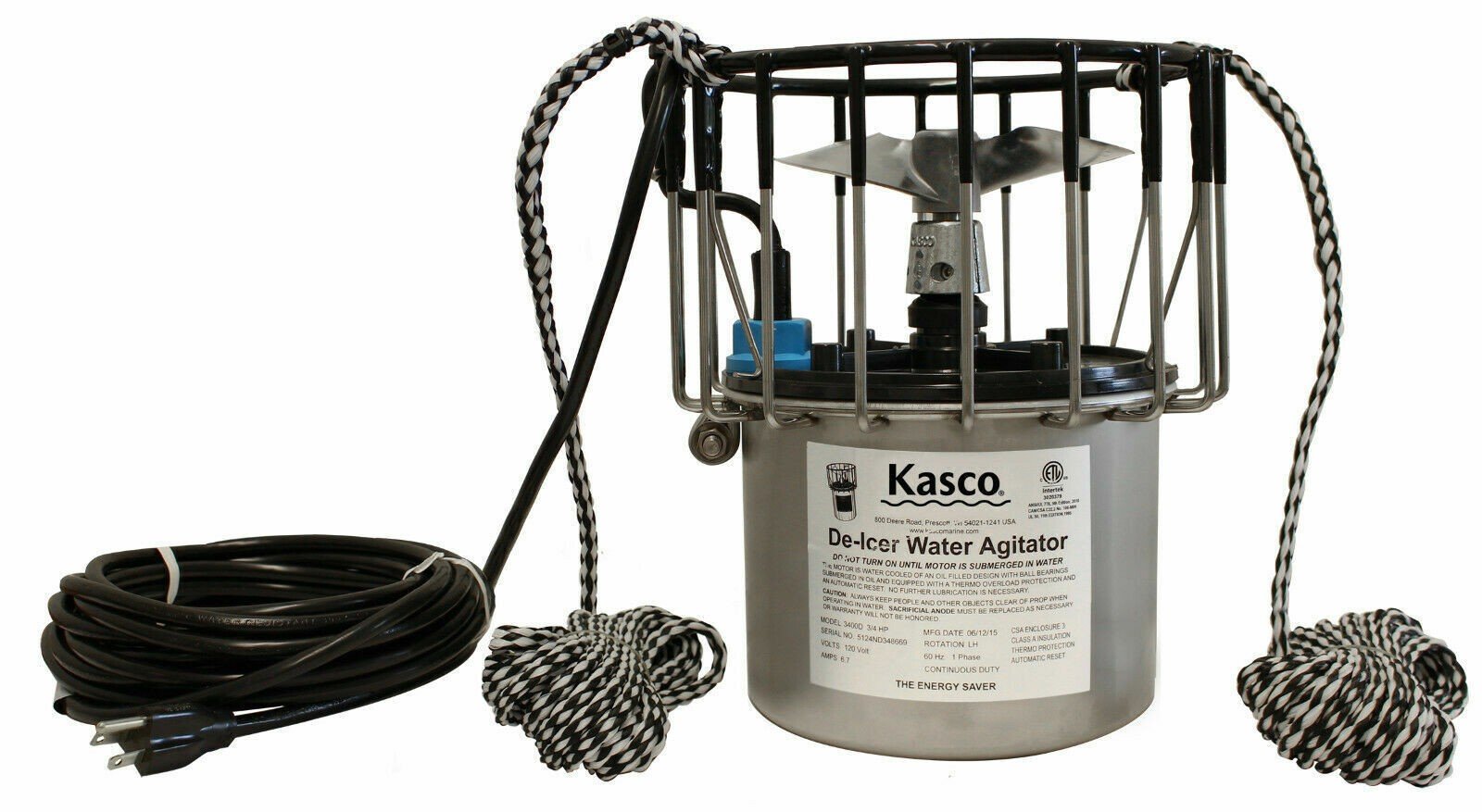 Kasco 1/2 HP Pond & Lake Deicer with Cord