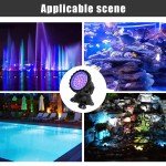 36 RGB LED Submersible Pond Spotlights with Remote